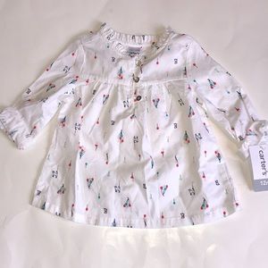 Carters Dress Baby Girl Toddler Size 12 Months NWT